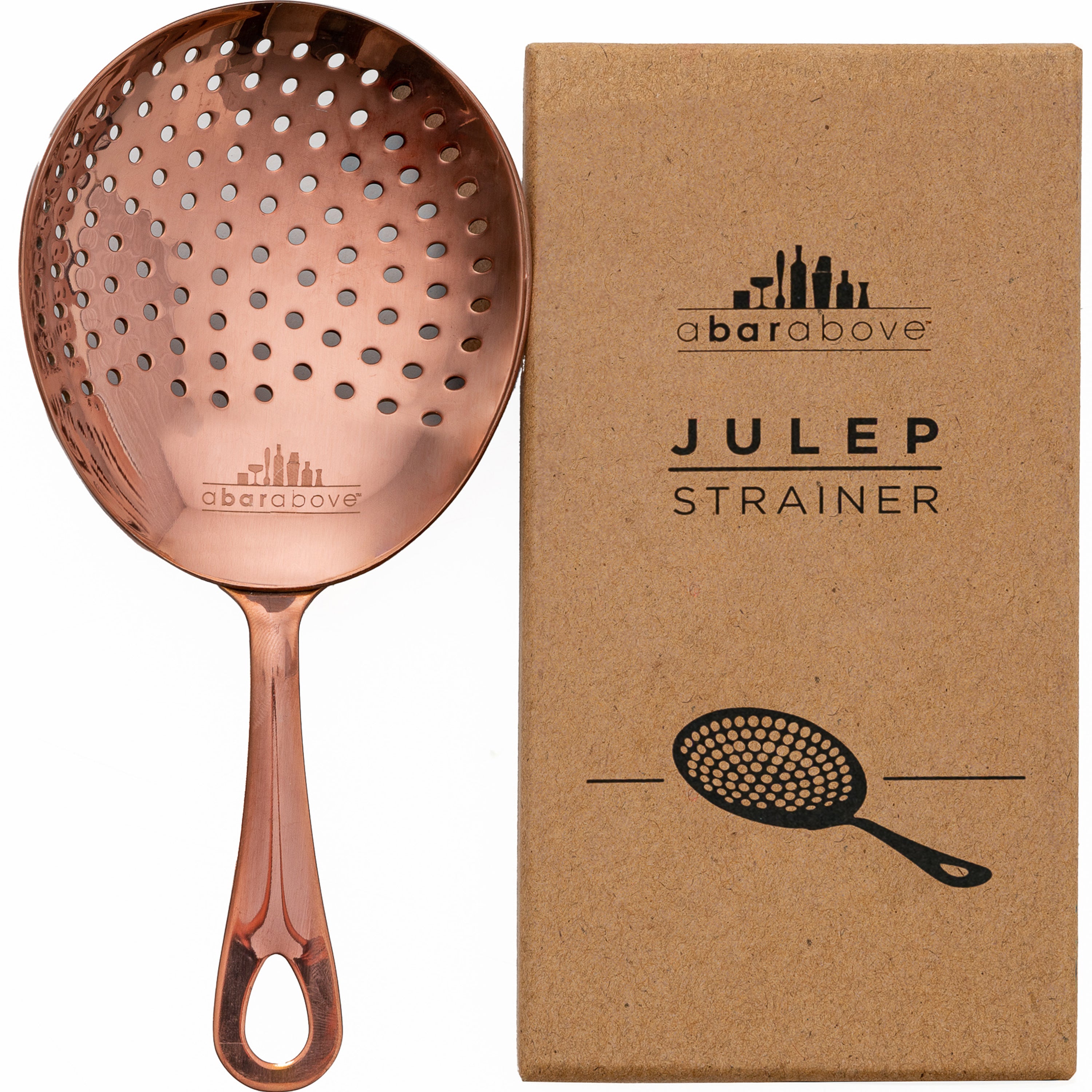 Antique Copper Julep Strainer
