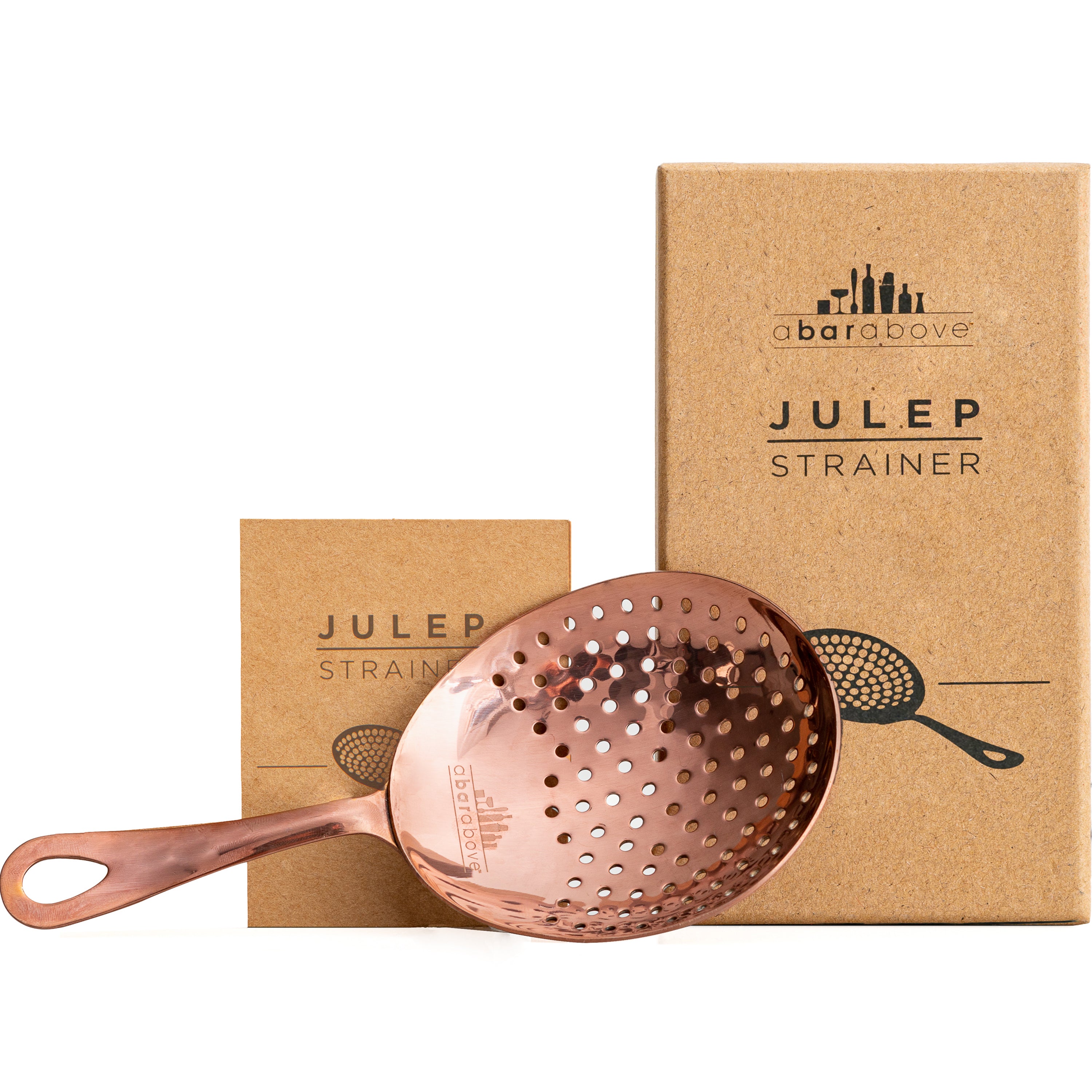 thumbnail image 2 of Julep Strainer Cocktail Strainer - Golden Stainless Steel Bar Strainer For Shakers & Mixing 2 of 9