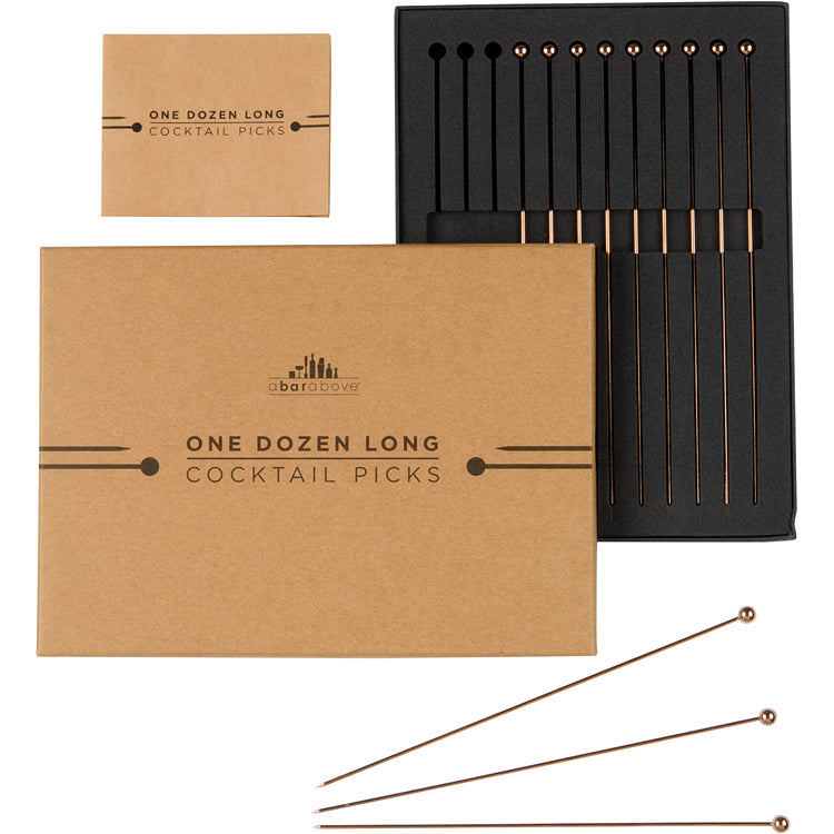 Bronze Cocktail Picks