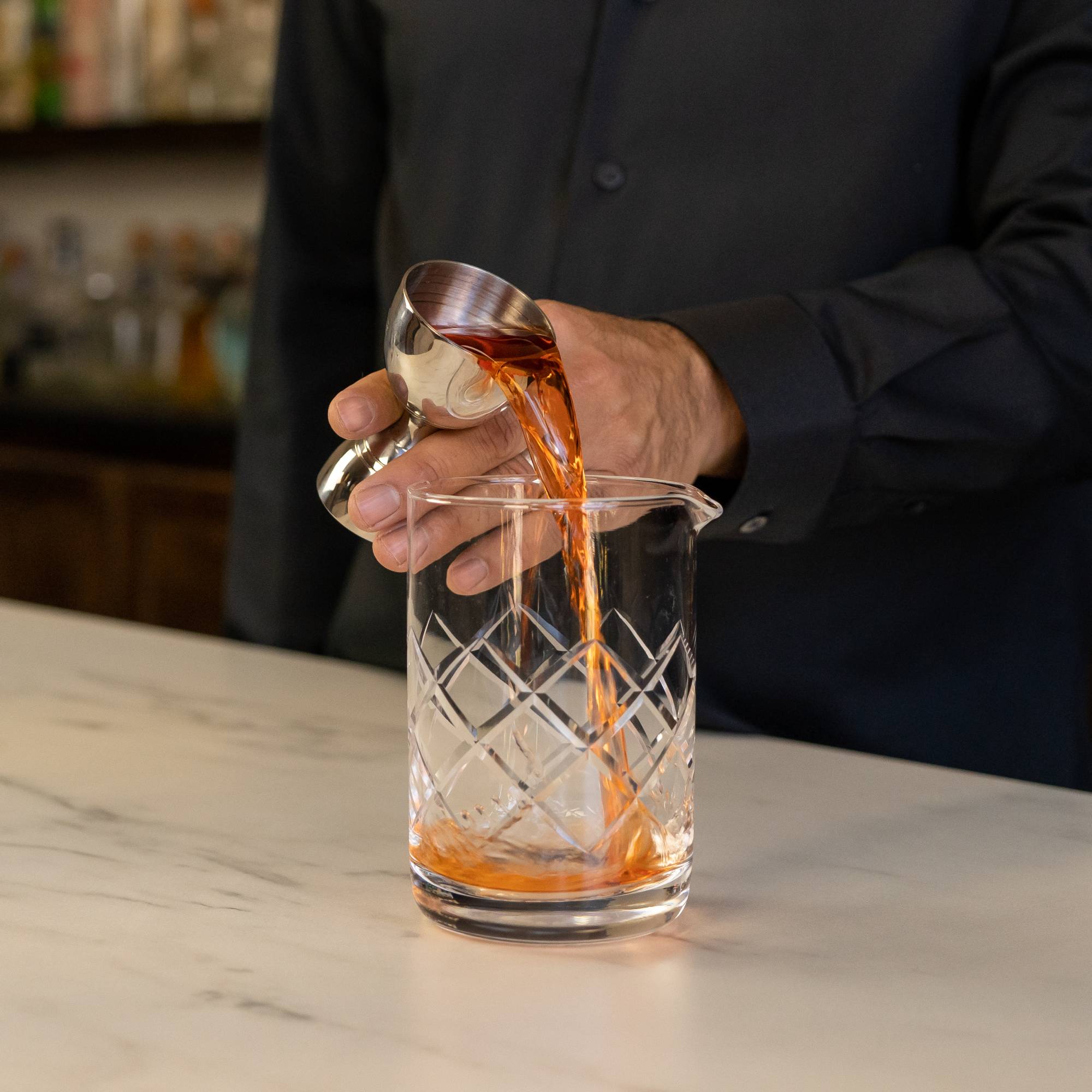 mixing glass