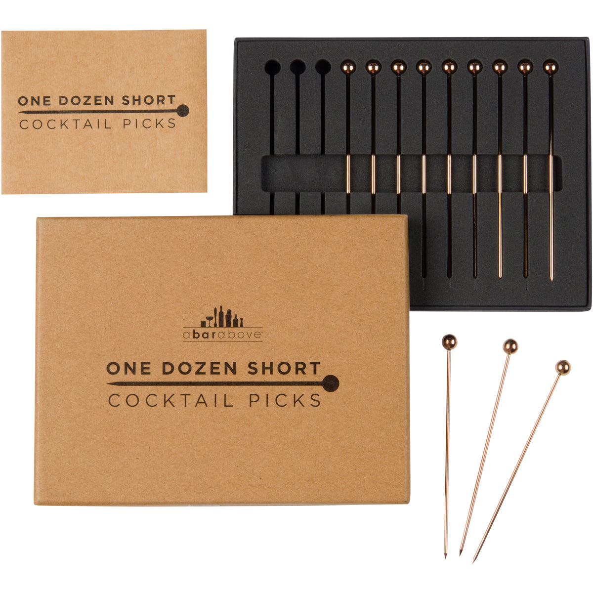 Bronze Cocktail Picks