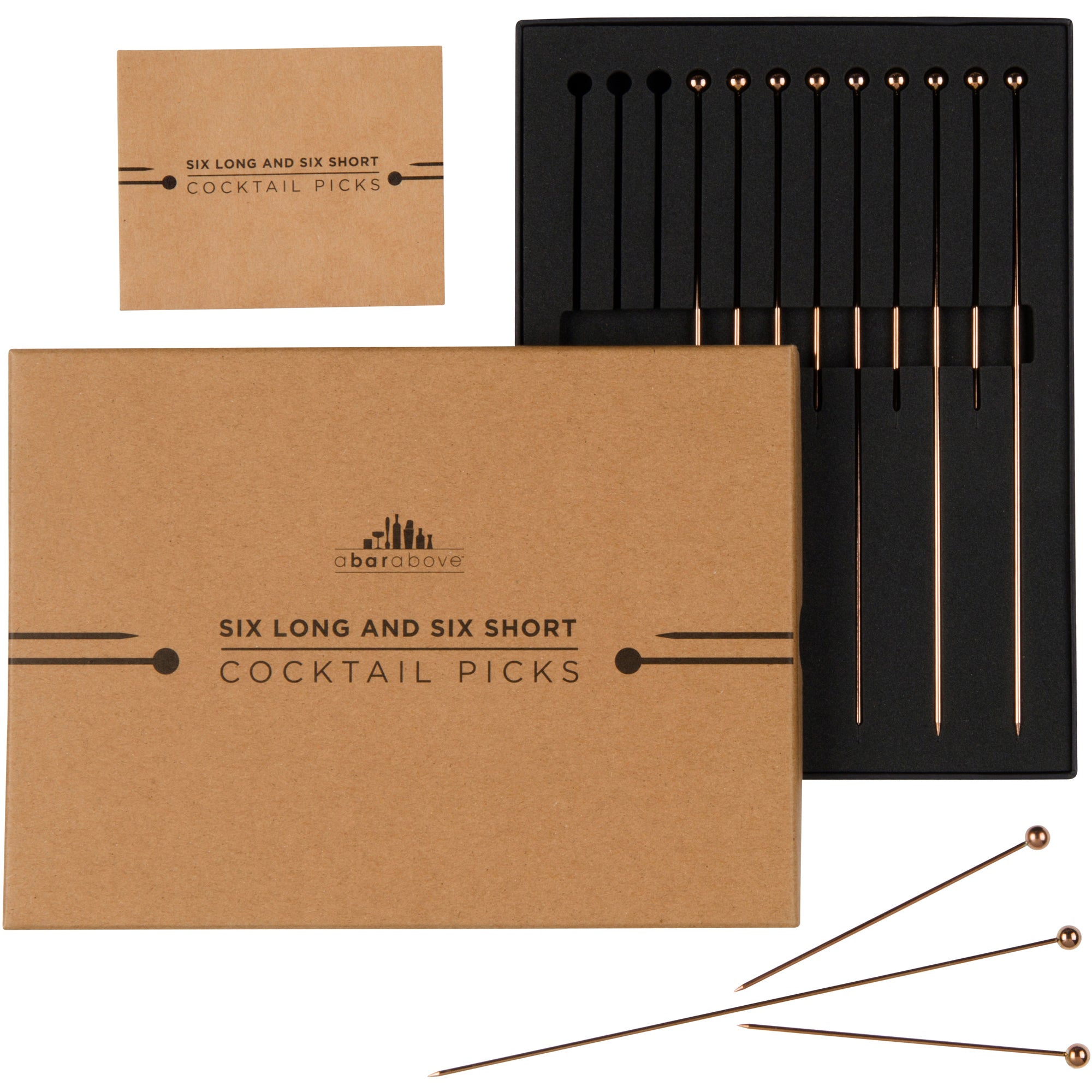 Bronze Cocktail Picks