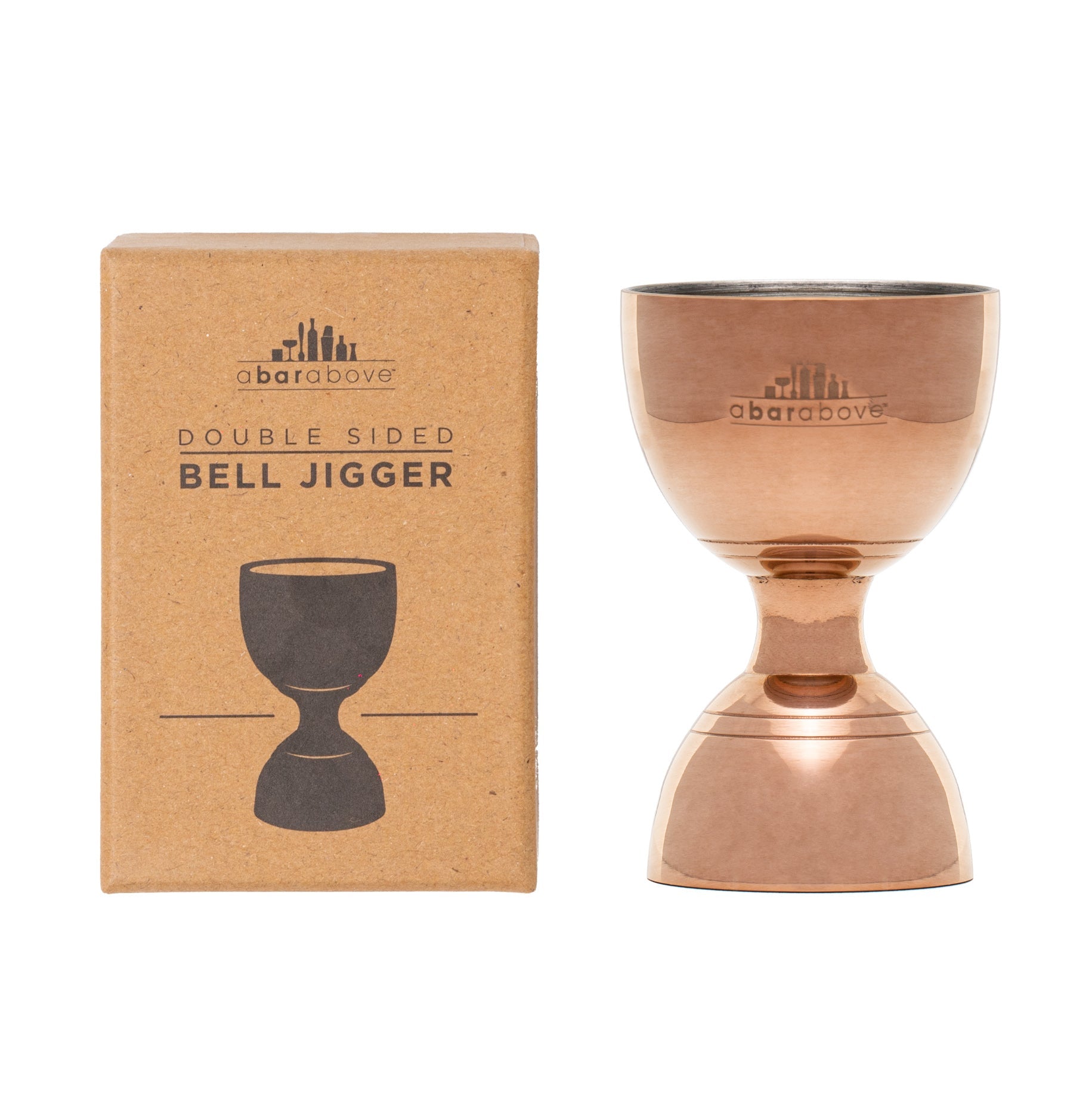 Olea™ Copper Plated Bell Jigger - 1oz X 2oz – Bar Supplies
