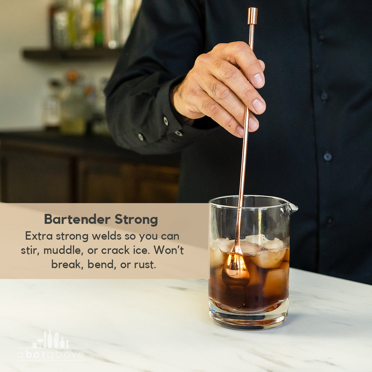 Smooth, Bolt Bar Spoon, Copper