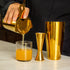4-Piece Cocktail Shaker Set - Gold