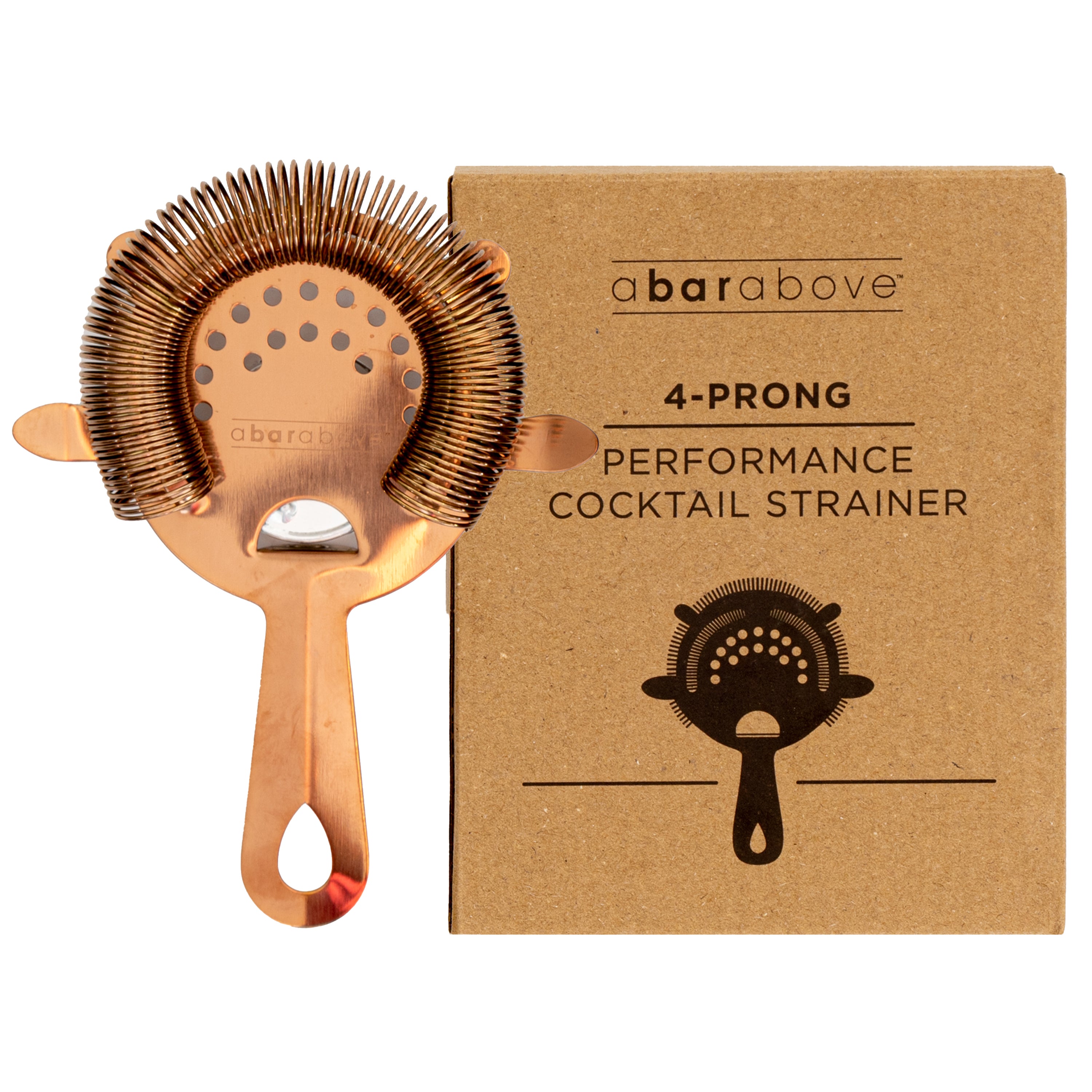4-Prong Hawthorne Strainer Antique Copper