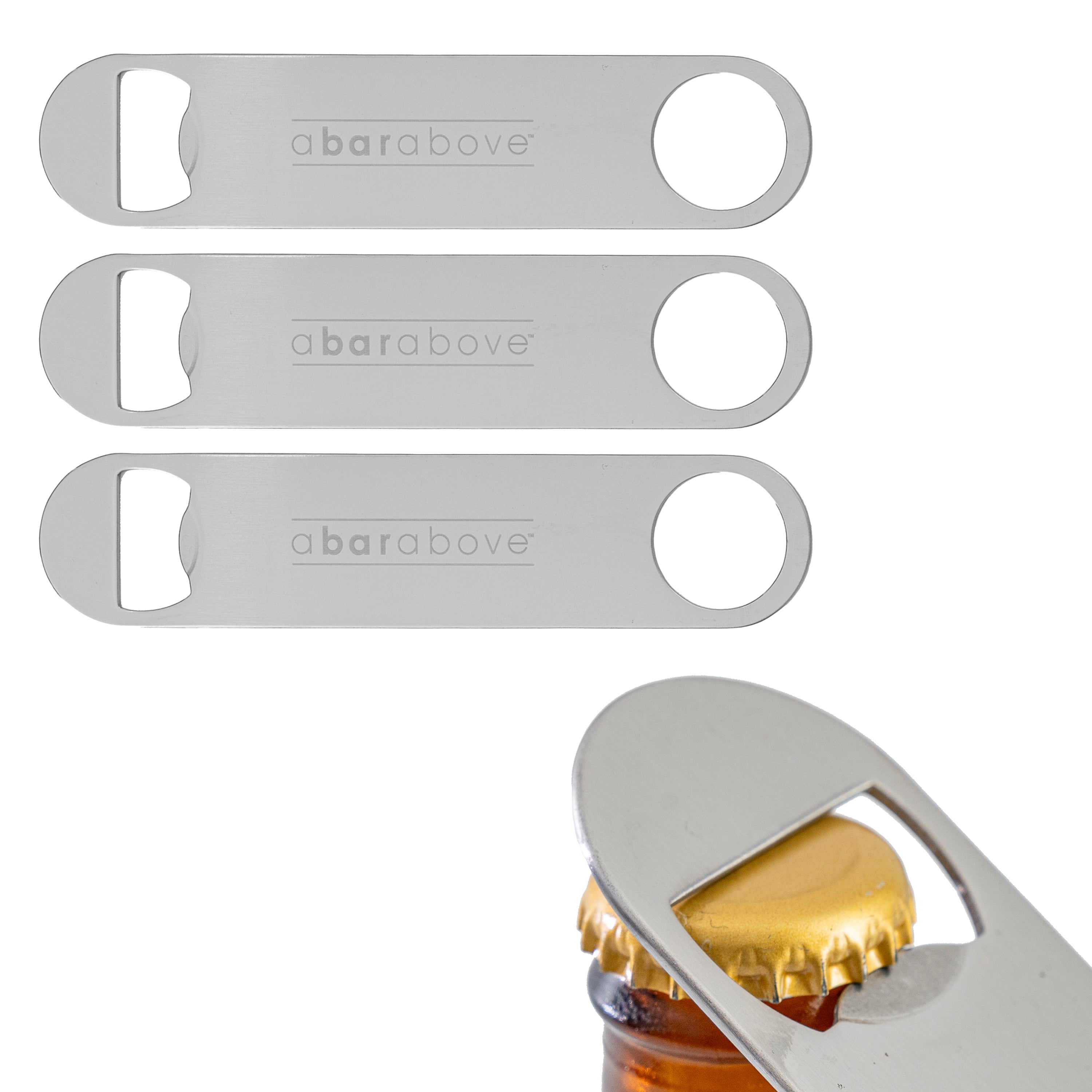 Bar Blade Bottle Opener Stainless Steel