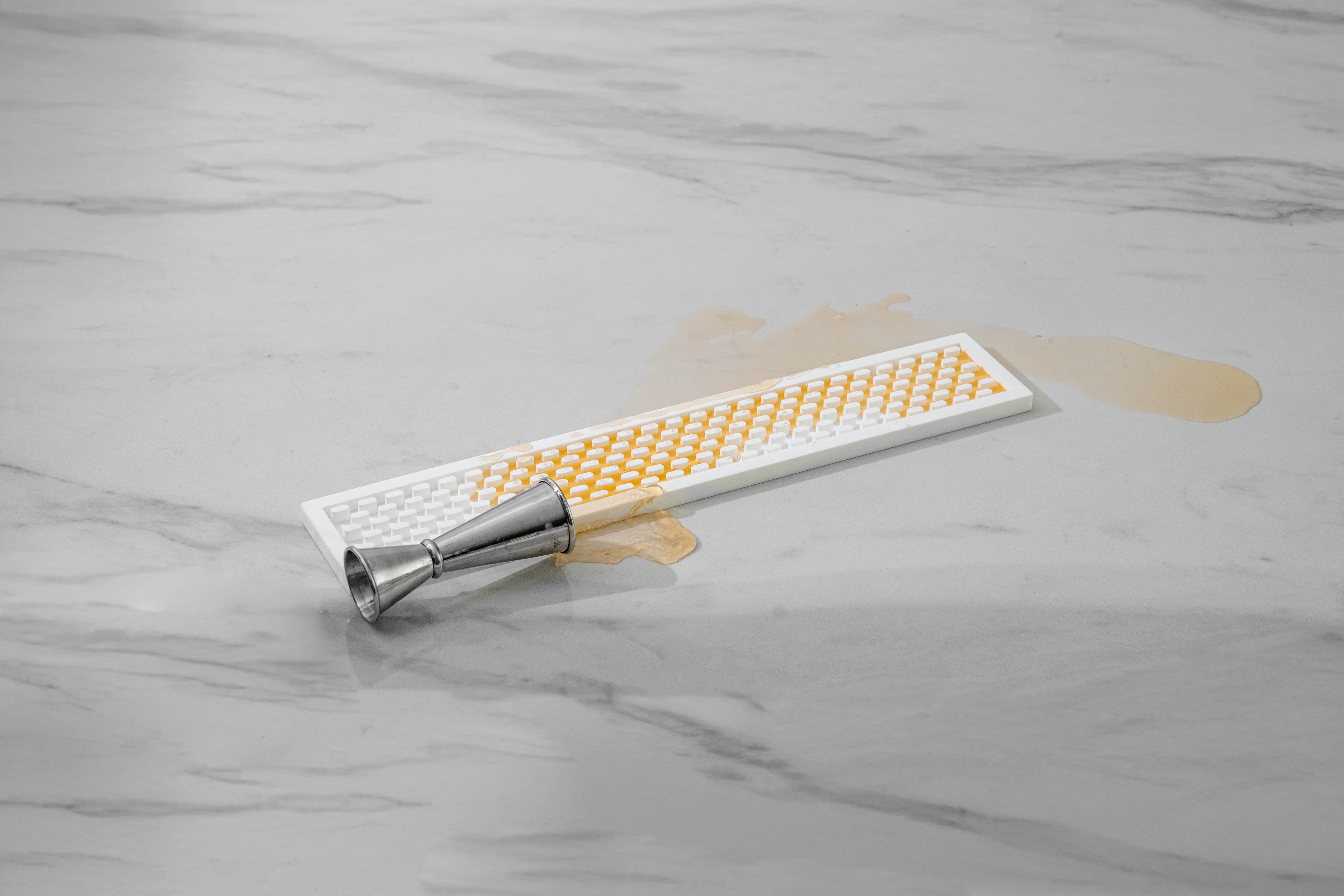 White Silicone Bar Mat