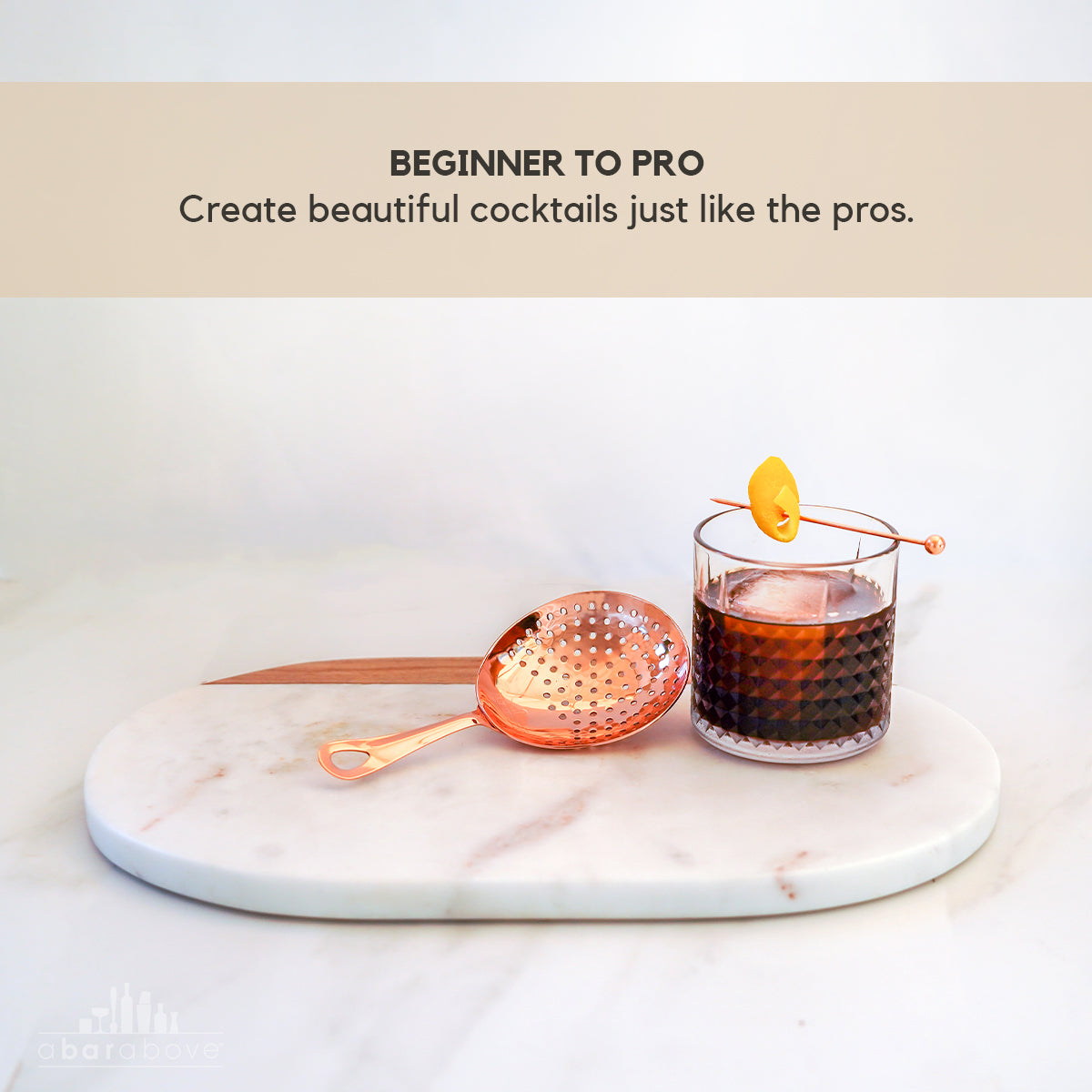 Julep Strainer, Copper (Bulk Packaging)