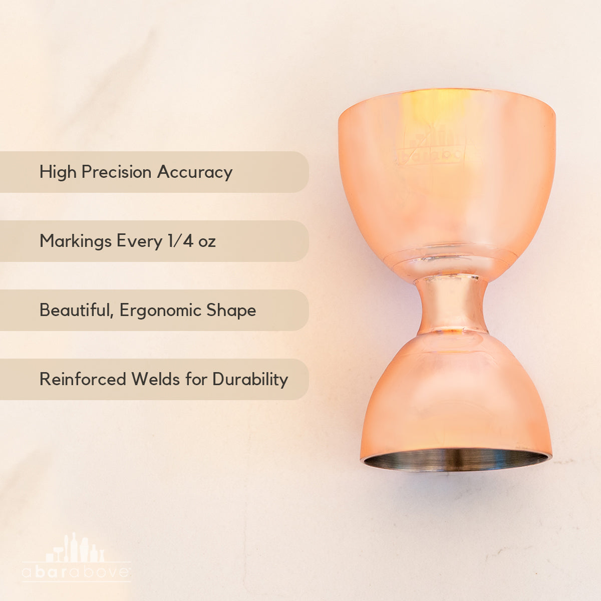 Bell Jigger, Copper (Bulk Packaging)