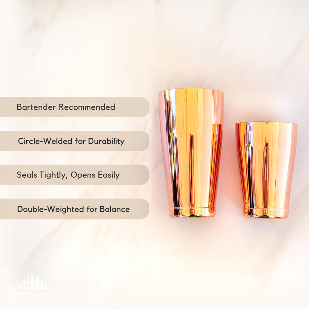 Copper Boston Shaker