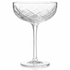 Diamond Cut Coupe Glass