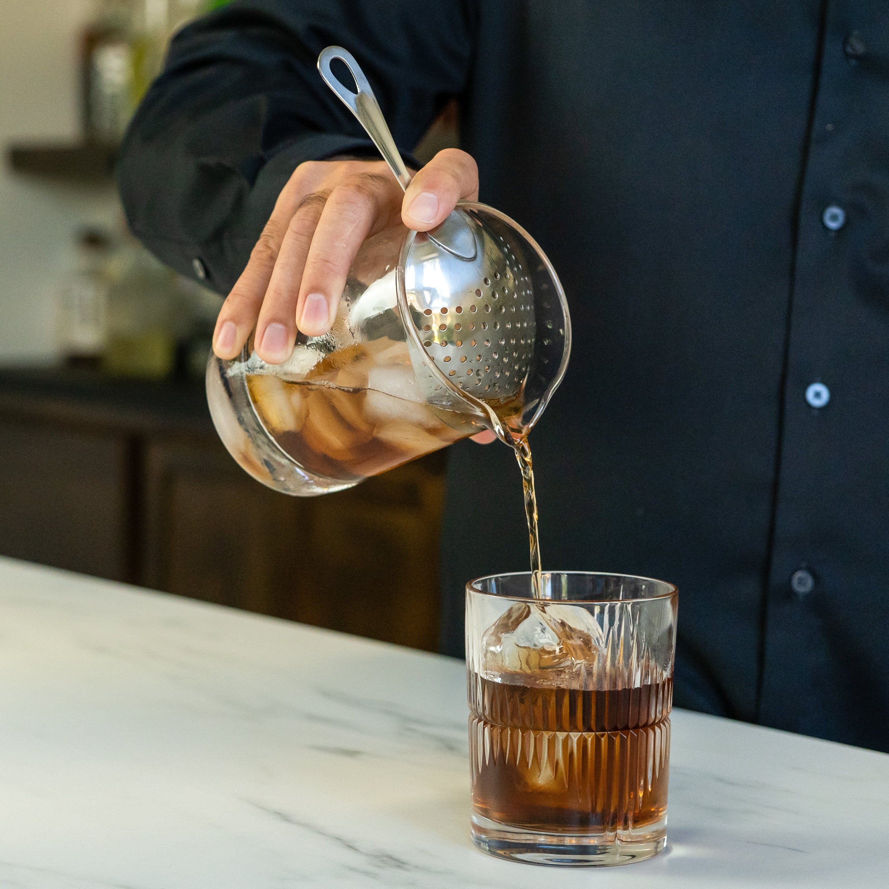 Julep Strainer for Mixing Glasses - Stainless Steel