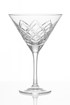 Diamond Cut Martini Glass