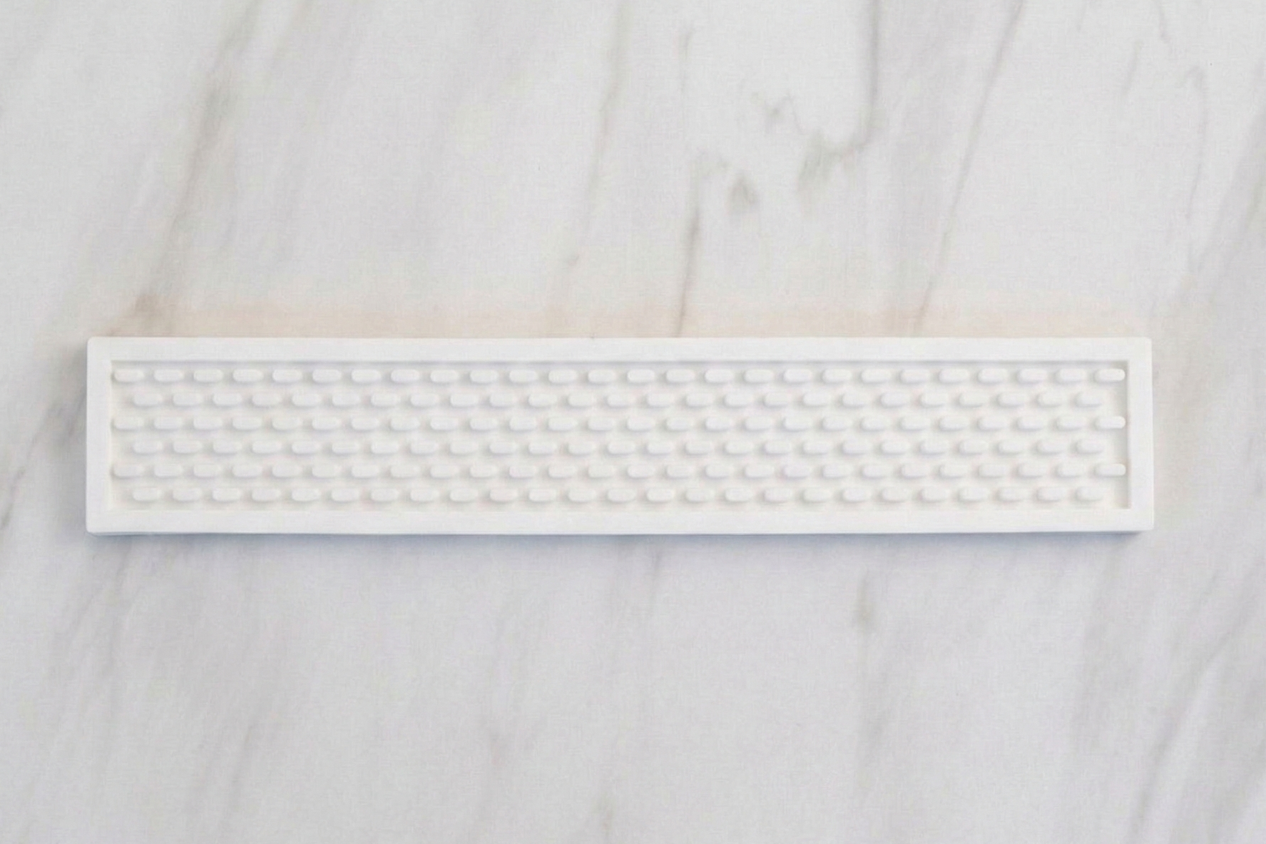 White Silicone Bar Mat