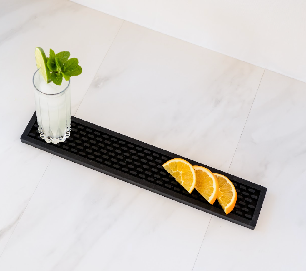 Premium A Bar Above Heavy Duty Bar Mat – Food-Safe Silicone Mat – Bar Mats for Countertop - Commercial Strength Bartender Accessories Dish Drying