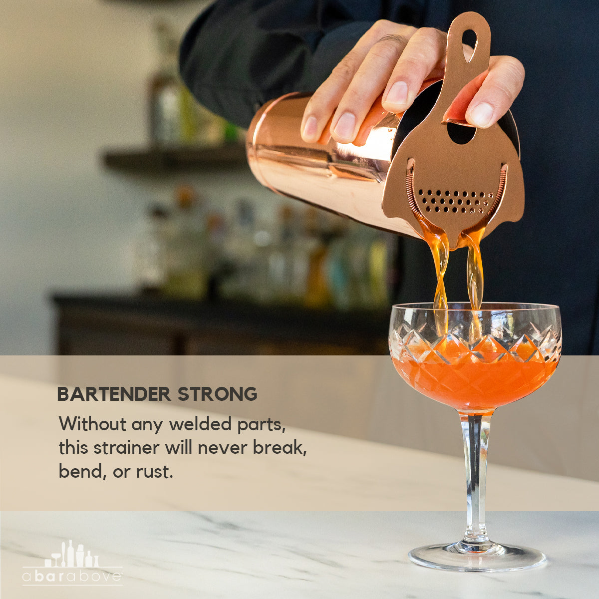 Hawthorne Strainer, Copper (Bulk Packaging)