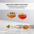 Diamond Cut Coupe Glass