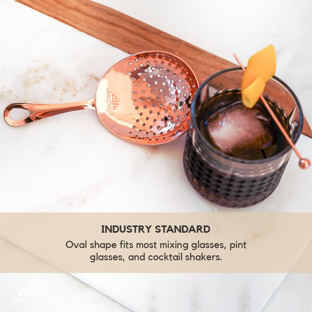 Julep Strainer, Copper (Bulk Packaging)