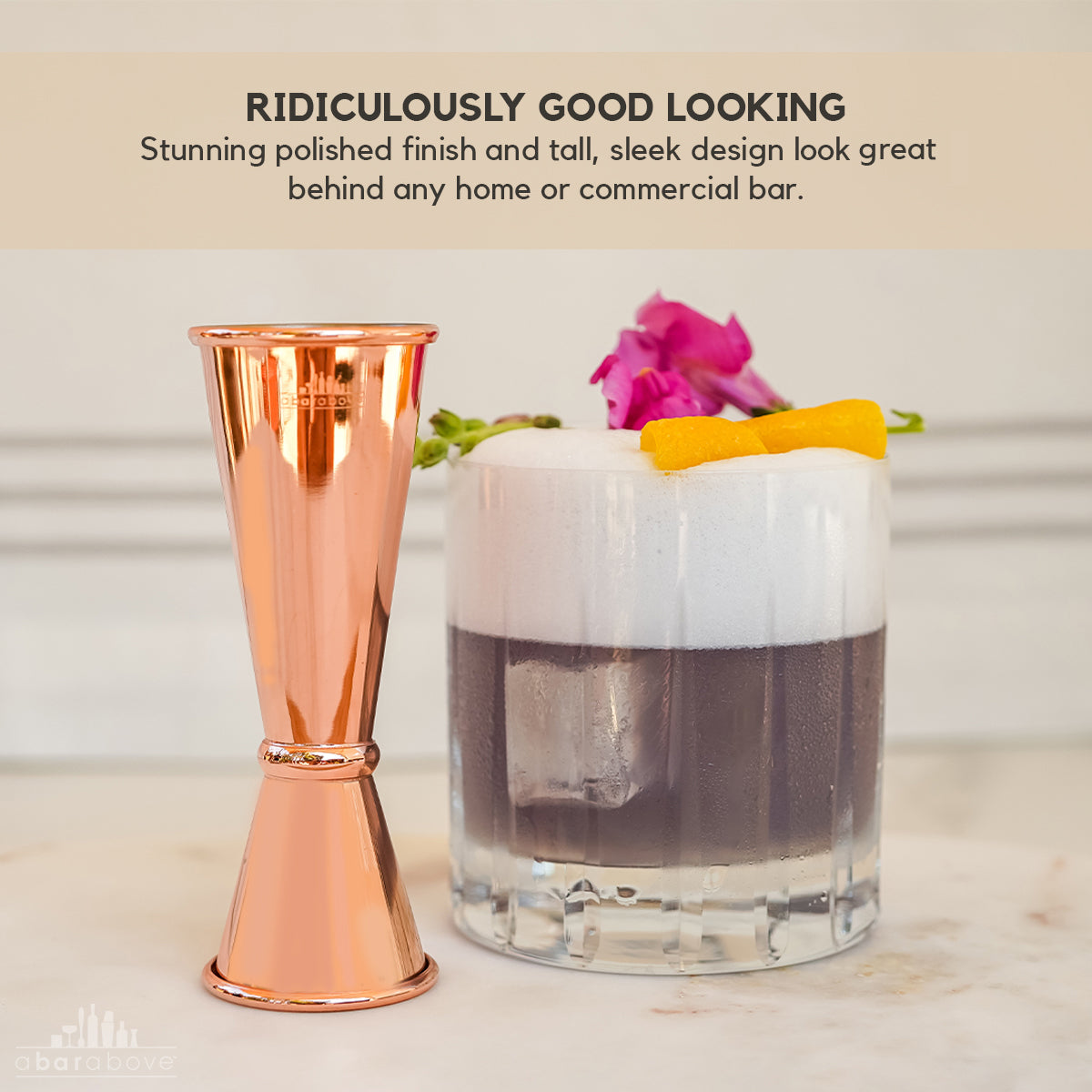 Japanese Jigger, Copper (Bulk Packaging)