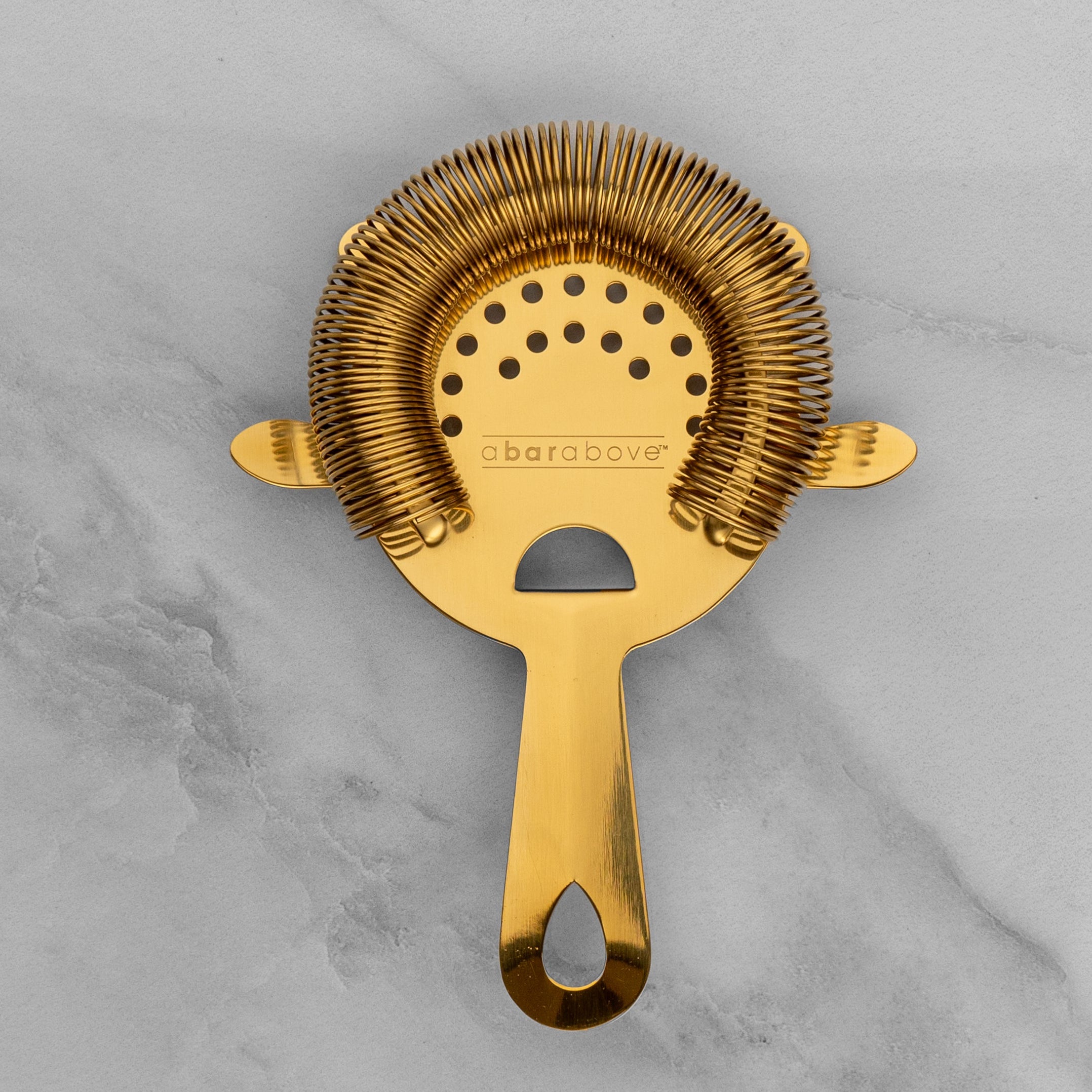 4-Prong Hawthorne Strainer Gold