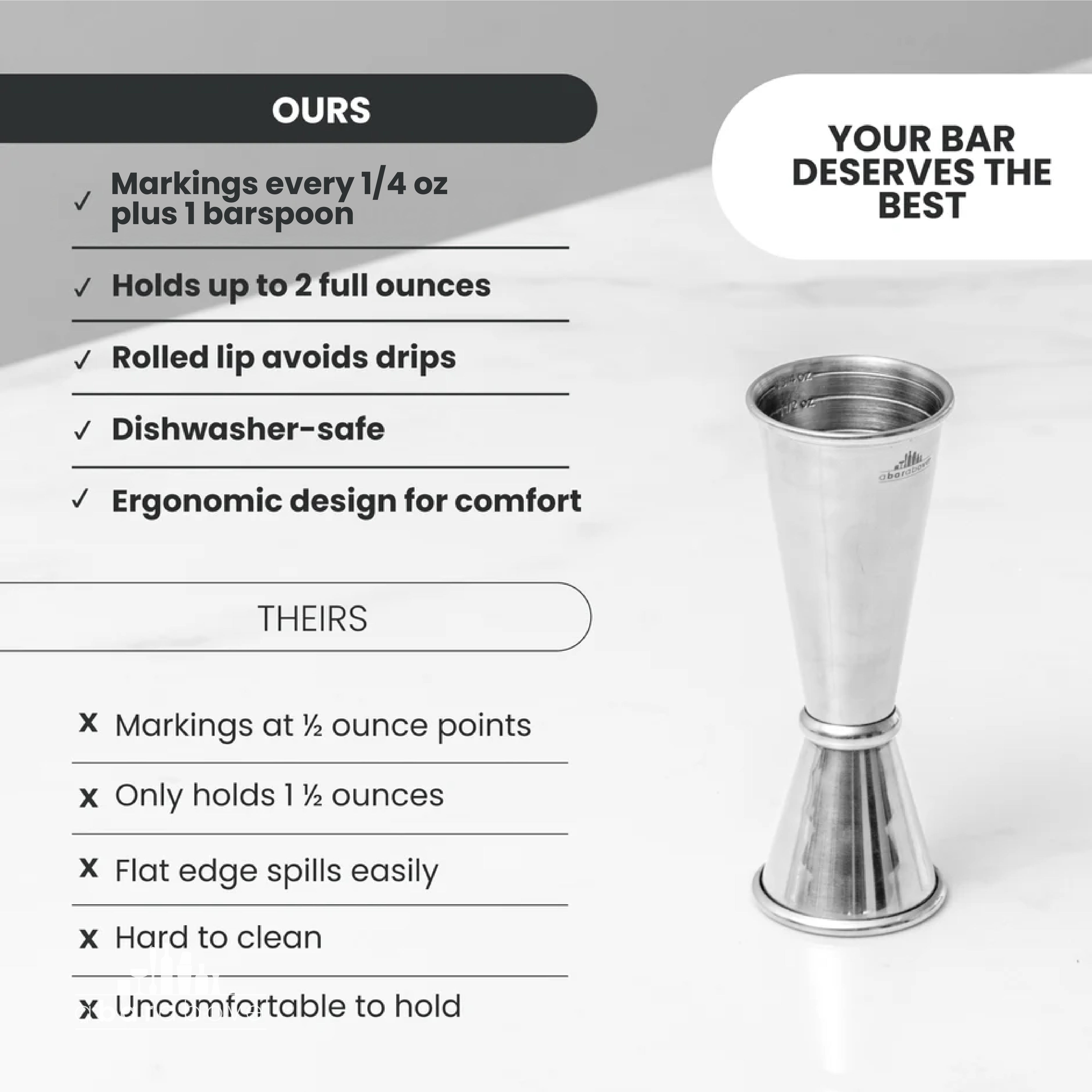 Stainless Steel Japanese Jigger