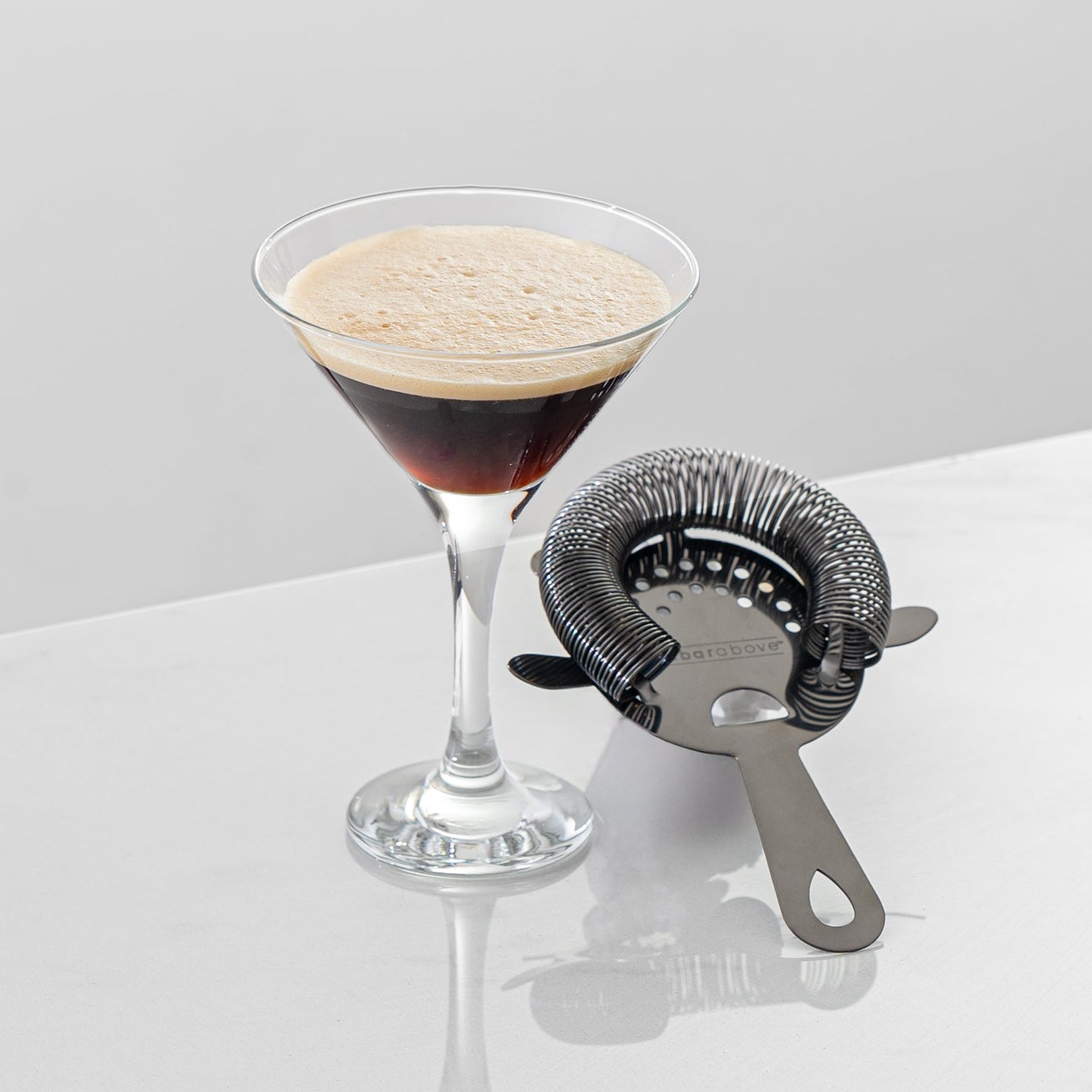4-Prong Hawthorne Strainer Black