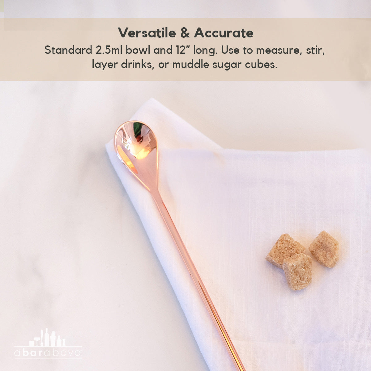 Smooth, Bolt Bar Spoon, Copper