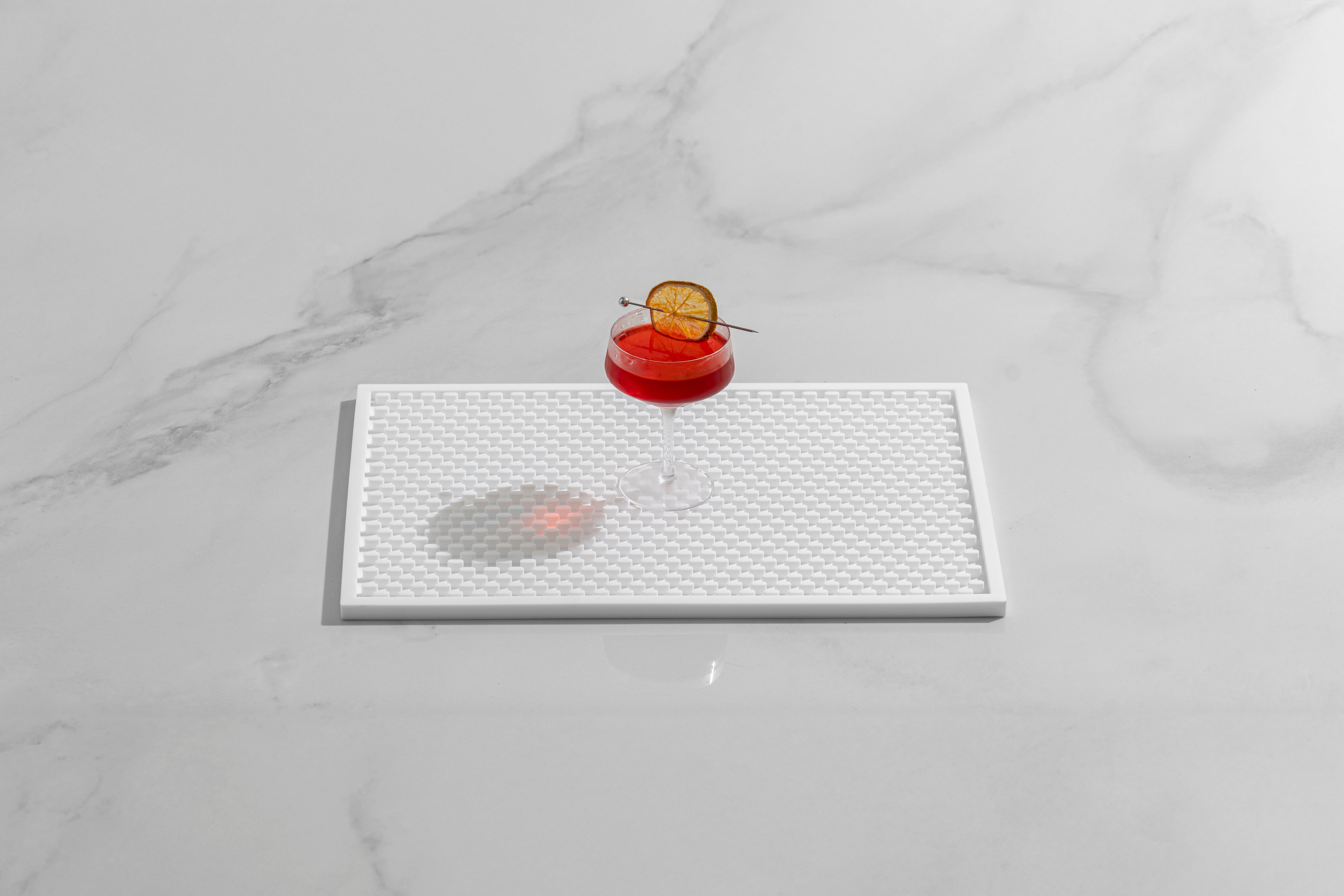 White Silicone Bar Mat