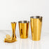 4-Piece Cocktail Shaker Set - Gold