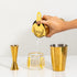 4-Piece Cocktail Shaker Set - Gold