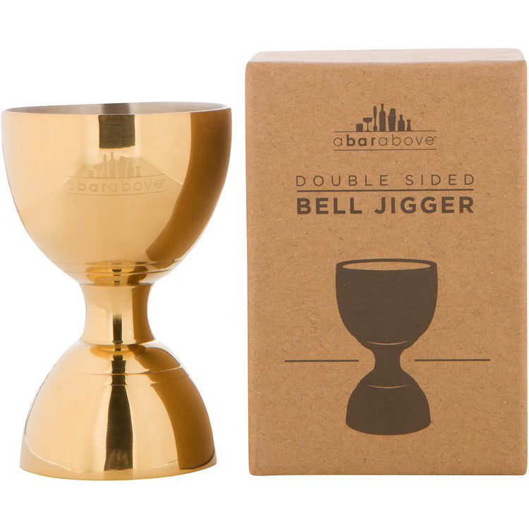 A Bar Above Stainless Steel Bell Jigger (Gold) A Bar Above Stainless Steel Bell Jigger (Gold)